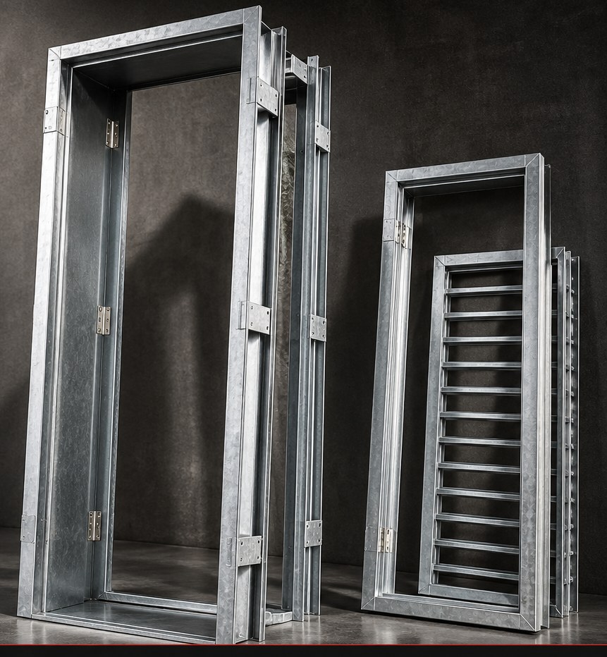 MODORS galvanized steel door frames and window frames